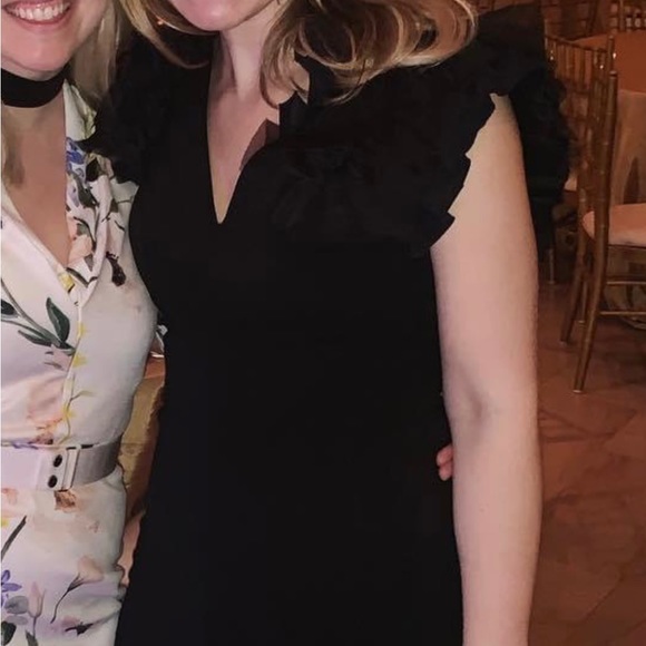 SACHIN & BABI Ruffle Mirabella Maxi Dress Size 6 - Picture 6 of 7